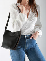 Sac Port paule Sac  Dos S Cavalier Cuir Etrier Noir cavalier ECLR126S-vue-porte