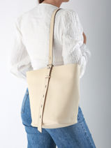 Sac Port paule Sac  Dos M Cavalier Cuir Etrier Beige cavalier ECLR126M-vue-porte