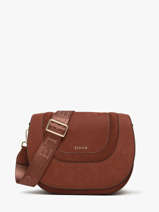 Sac Bandoulire M Lasso Cuir Etrier Marron lasso ELAS152M