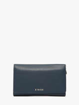 Medium Leather Tradition Wallet Etrier Blue tradition ETRA095M