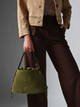 Sac Bandoulire Country Cuir Etrier Vert country ECOU161M-vue-porte