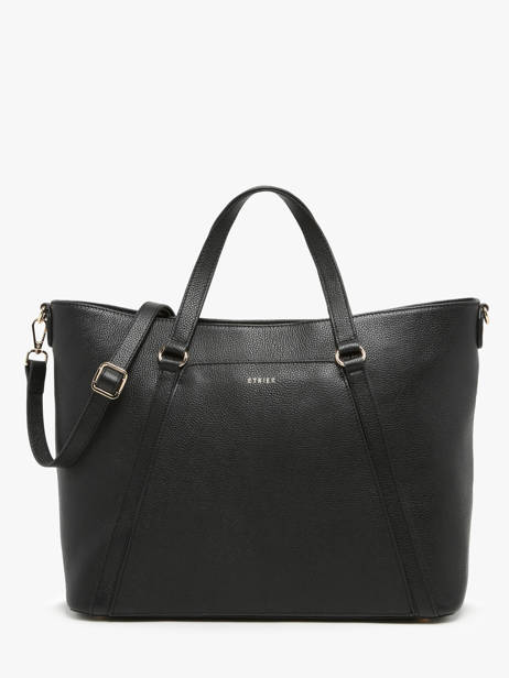 Sac Shopping Tradition Cuir Etrier Noir tradition ETRA8031