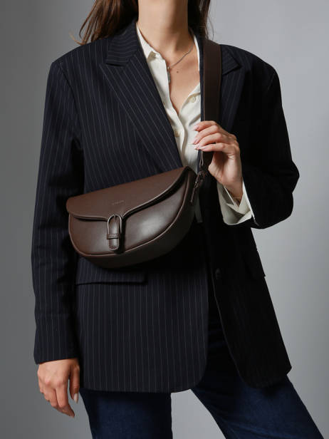 Sac Bandoulière M Oxer Cuir Etrier Marron oxer EOXE065M vue secondaire 1